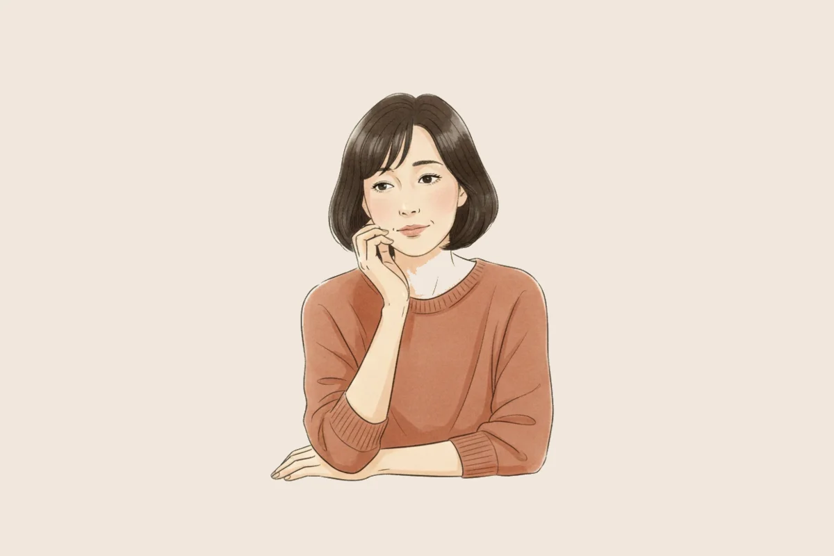 長く続く不調を静かに振り返る女性