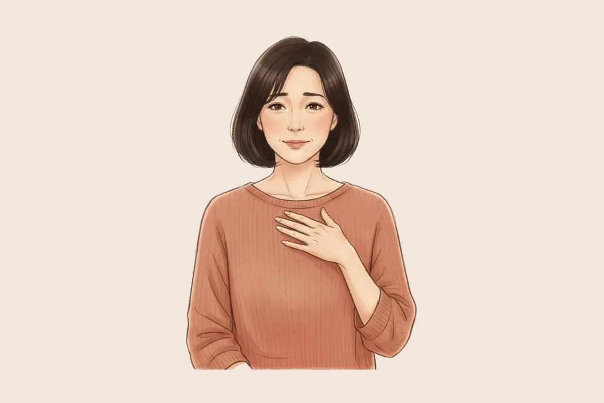 ちゃんと話を聞いてもらえて安心した様子の女性